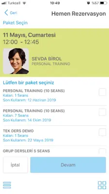 GymPro android App screenshot 2